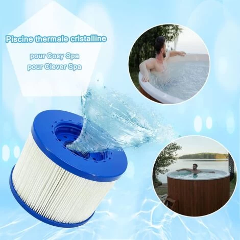 MINKUROW Filtro Spa Spin-On, Filtro Spa Spin-On Gonfiabile Da 60 Mm Per Cartuccia Filtro Piscina Lumix Per Accessori Filtro Spa Infiniti, Per Filtro Spa Clever (4 Pezzi) 6 MINKUROW Filtro Spa Spin-On, Filtro Spa Spin-On Gonfiabile Da 60 Mm Per Cartuccia Filtro Piscina Lumix Per Accessori Filtro Spa Infiniti, Per Filtro Spa Clever (4 Pezzi) - immagine 4