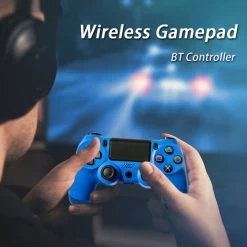 DualShock Controller Wireless BT Gamepad Controller Di Gioco Sostituzione Per Sony PS4 Controller PlayStation 4 Blu -Bestway Italia 85893358 5