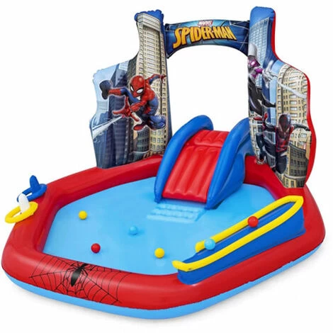 PLAY CENTER SPIDERMAN 211X206X127CM BESTWAY 3 PLAY CENTER SPIDERMAN 211X206X127CM BESTWAY