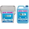 MAREVA Pack - Compresse Di Bromo - 5kg - Chiarificatore Liquido Reva-flock - 5L