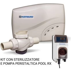 Kit Sterilizzatore Salt & Swim 3c E Pompa Peristaltica Pool Rx Hayward