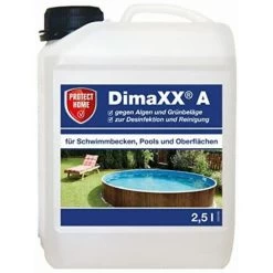 PROTECT HOME Dimaxx A - Detergente Per Pavimenti Bayer Garten Dimanin A - Detergente Contro La Muffa E I Germi Della Piscina, 2,5 Litri