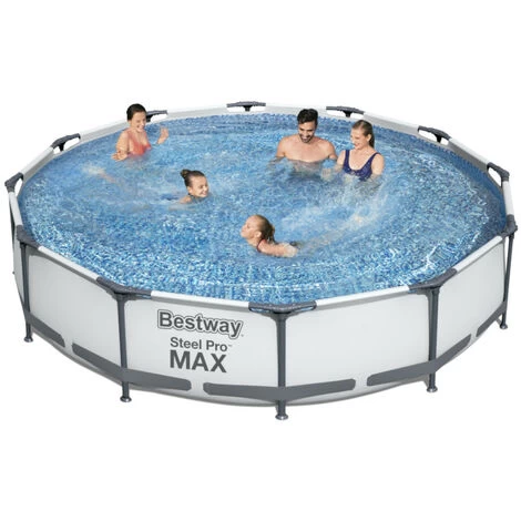Piscina Fuori Terra BESTWAY Rotonda 56416 Steel Pro Max 366x76h Cm 3 Piscina Fuori Terra BESTWAY Rotonda 56416 Steel Pro Max 366x76h Cm