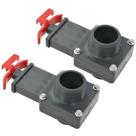 VIDAXL Valvola A Saracinesca Per Piscina 2 Pz 1,5 3 VIDAXL Valvola A Saracinesca Per Piscina 2 Pz 1,5