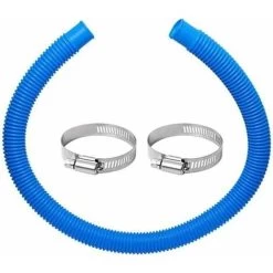 Piscina In 3 Pezzi - Tubo Di Ricambio Per Piscina Diametro 32 Mm/1,25" - Lunghezza 1,5 M/59" Con Clip Tubo Di Scarico Per Piscina Facile Da Installare