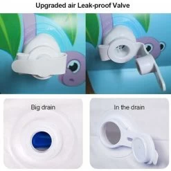 RHAFAYRE Piscina Per Bambini E Adulti, Piscina Gonfiabile Per Bambini, Piscina Gonfiabile A Grandezza Naturale Per Bambini Dai 3 Anni In Su, Terreno, Giardino, Cortile, Esterno (155 Cm X 108 Cm X 46 C 10 RHAFAYRE Piscina Per Bambini E Adulti, Piscina Gonfiabile Per Bambini, Piscina Gonfiabile A Grandezza Naturale Per Bambini Dai 3 Anni In Su, Terreno, Giardino, Cortile, Esterno (155 Cm X 108 Cm X 46 C -Bestway Italia 93243707 4