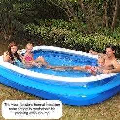 RHAFAYRE Piscina Per Bambini E Adulti, Piscina Gonfiabile Per Bambini, Piscina Gonfiabile A Grandezza Naturale Per Bambini Dai 3 Anni In Su, Terreno, Giardino, Cortile, Esterno (155 Cm X 108 Cm X 46 C 11 RHAFAYRE Piscina Per Bambini E Adulti, Piscina Gonfiabile Per Bambini, Piscina Gonfiabile A Grandezza Naturale Per Bambini Dai 3 Anni In Su, Terreno, Giardino, Cortile, Esterno (155 Cm X 108 Cm X 46 C -Bestway Italia 93243707 5