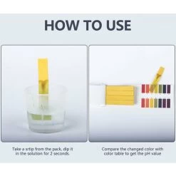 Carta Reattiva PH1-14 Per Saliva Urina Acqua Suolo 80 Strisce PH Test -Bestway Italia 93427719 5