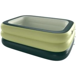 Piscina Gonfiabile Piscina Autogonfiabile Per Giardino Esterno Cortile (Isola Verde 1,8 M)