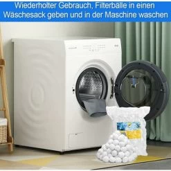 RHAFAYRE Palline Filtranti Per Piscina 200g Palline Filtranti A Sabbia Per Piscina Sostituisci 5,6 Kg Sabbia Filtrante Adatto Per Piscina Accessori Per Piscina Con Filtro Per Piscina -Bestway Italia 93990444 4