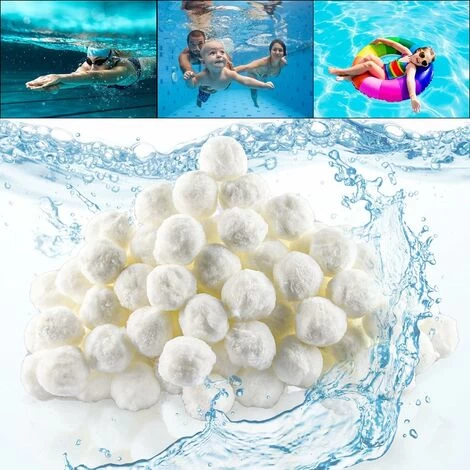 RHAFAYRE Sfere Filtranti Per Piscina, Sfere Filtranti, Sfere Filtranti Riutilizzabili, Sfere Filtranti Per Piscina, Sfere Per Attrezzature Per La Pulizia Della Piscina Per Filtri A Sabbia, Filtrazione 3 RHAFAYRE Sfere Filtranti Per Piscina, Sfere Filtranti, Sfere Filtranti Riutilizzabili, Sfere Filtranti Per Piscina, Sfere Per Attrezzature Per La Pulizia Della Piscina Per Filtri A Sabbia, Filtrazione