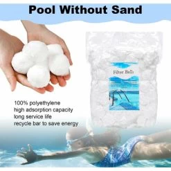 Le Sfere Filtranti RHAFAYRE, Le Sfere Filtranti Per Piscina Da 1300 G Possono Sostituire La Sabbia Filtrante Da 54 Kg, Adatte A Vari Sistemi Di Filtrazione, Filtro A Sabbia -Bestway Italia 93990456 3