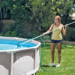 Intex 29056 Set Di Pulizia Retino Spazzola Testa Azzurro Nuova Versione -Bestway Italia 95535647 3