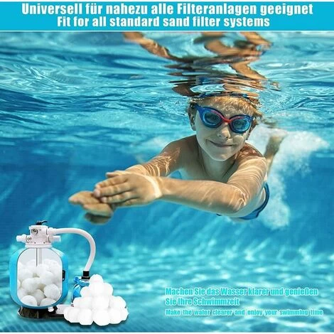Le Sfere Filtranti, Le Sfere Filtranti Per Piscina Da 800 G Possono Sostituire La Sabbia Filtrante Da 28,6 Kg, Adatte A Vari Sistemi Di Filtrazione, Filtro A Sabbia 5 Le Sfere Filtranti, Le Sfere Filtranti Per Piscina Da 800 G Possono Sostituire La Sabbia Filtrante Da 28,6 Kg, Adatte A Vari Sistemi Di Filtrazione, Filtro A Sabbia - immagine 3