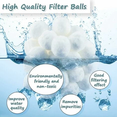 Sfere Filtranti Per Piscina, Sfere Filtranti, Sfere Filtranti Riutilizzabili, Sfere Filtranti Per Piscina, Forniture Per La Pulizia Della Piscina Sfere Per Filtri A Sabbia, Filtrazione Dell'acqua (300 5 Sfere Filtranti Per Piscina, Sfere Filtranti, Sfere Filtranti Riutilizzabili, Sfere Filtranti Per Piscina, Forniture Per La Pulizia Della Piscina Sfere Per Filtri A Sabbia, Filtrazione Dell'acqua (300 - immagine 3