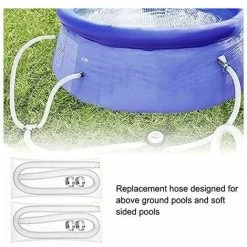 Tubo Flessibile Per Piscina Da 1/2 Pezzo - Tubo Flessibile Per Piscina Di Ricambio Diametro 32 Mm / 1,25 Pollici - Lunghezza 1 M / 39 Pollici Con Clip Tubo Di Scarico Per Piscina Facile Da Installare -Bestway Italia 95787522 5