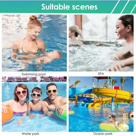 LITZEE Pezzi Di Ricambio Per Diffusore Di Cloro Per Frigorifero Mini Piscina Di Dosaggio Galleggiante Da 5 Pollici, Galleggiante Di Dosaggio, Galleggiante Per Compresse Di Cloro, Piscina Di Dosaggio G 6 LITZEE Pezzi Di Ricambio Per Diffusore Di Cloro Per Frigorifero Mini Piscina Di Dosaggio Galleggiante Da 5 Pollici, Galleggiante Di Dosaggio, Galleggiante Per Compresse Di Cloro, Piscina Di Dosaggio G - immagine 4