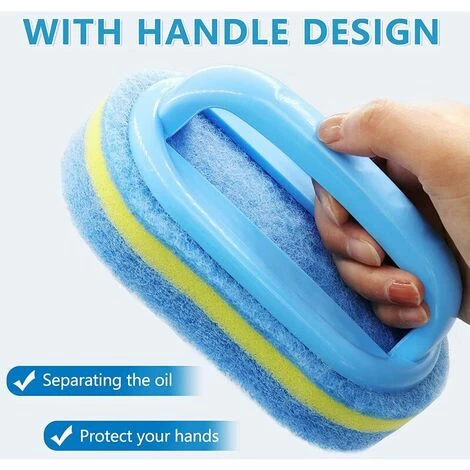 Spazzole In Spugna Per Piscina Spazzola Per Pulizia In Spugna Accessorio Per Piscina Per Pulire Lo Sporco Dalle Pareti Della Vasca 5 Spazzole In Spugna Per Piscina Spazzola Per Pulizia In Spugna Accessorio Per Piscina Per Pulire Lo Sporco Dalle Pareti Della Vasca - immagine 3