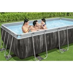 Piscina Bestway Power Steel Fuori Terra Rettangolare 404x201x100 Cm -Bestway Italia 96925795 3