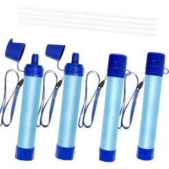 Set Di Depuratori D'acqua Portatili, Filtro Per La Purificazione Dell'acqua Di Sopravvivenza Selvaggia Di Emergenza All'aperto, Adatto Per Campeggio, Escursionismo, Acqua Potabile Per Le Vacanze