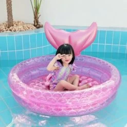 Piscina Gonfiabile Per Bambini Sirena Rosa 150 Cm 10 Piscina Gonfiabile Per Bambini Sirena Rosa 150 Cm -Bestway Italia 97887140 4