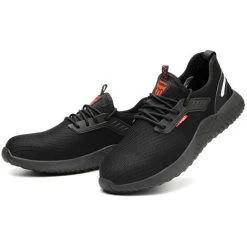 Scarpe Antinfortunistiche Con Punta In Acciaio Scarpe Antinfortunistiche Per Uomo Scarpe Da Lavoro Da Donna Scarpe Da Lavoro Leggere E Traspiranti Scarpe Da Costruzione E Industriali Nere 41