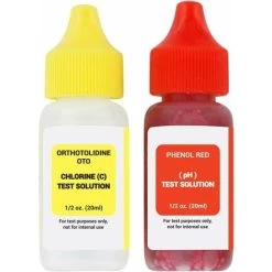 Reagenti Per Test PH E Cloro - Ricarica Per Test Kit Piscina Analisi Acqua
