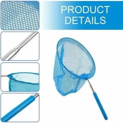 Guadino Per Piscina Con Manico Telescopico A Maglia Fine Per La Pulizia Di Piscine, Spa, Laghetti, Fontane 9 Guadino Per Piscina Con Manico Telescopico A Maglia Fine Per La Pulizia Di Piscine, Spa, Laghetti, Fontane -Bestway Italia 98124160 3