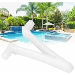 Pool V Clip Piscina Farfalla Clip Spazzola Spa Skimmer Rete Per Asta Di Fissaggio Spazzola Per Scopa A Foglia Rete Per Skimmer Bianco 10 Pezzi -Bestway Italia 98129196 4