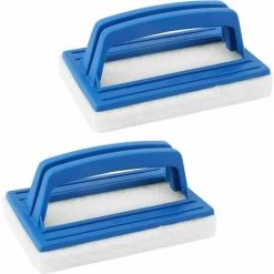 Spazzola Per Linea D'acqua In Spugna Da 2 Pezzi, Spazzola Per La Pulizia Della Piscina, Spazzola Per Piscina In Plastica, Spazzola Per Linea D'acqua Per La Pulizia Di Piscine, Spa, Vasche, Pareti