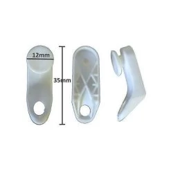 Ganci Scorrevoli Per Binario Bastone Da Tenda Ricambio In Plastica 50 Pezzi -Bestway Italia 98767291 3