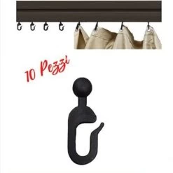 Ganci Per Teli Laterali E Tende Zanzariere Da Gazebo Scorrevoli Occhielli Anelli