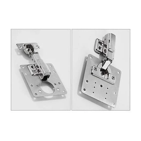 4 Pz Piastra Riparatrice Inox Per Riparare Cerniere Ante Dei Mobili Armadi Cucin 4 4 Pz Piastra Riparatrice Inox Per Riparare Cerniere Ante Dei Mobili Armadi Cucin - immagine 2