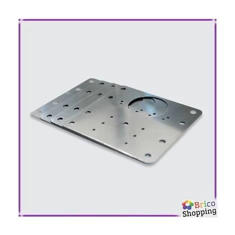 4 Pz Piastra Riparatrice Inox Per Riparare Cerniere Ante Dei Mobili Armadi Cucin 6 4 Pz Piastra Riparatrice Inox Per Riparare Cerniere Ante Dei Mobili Armadi Cucin - immagine 4