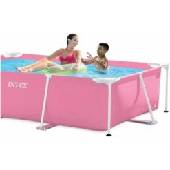 Intex Piscina Frame Rettangolare Rosa 220X150X60 Cm, I.1 -Bestway Italia 99300246 5
