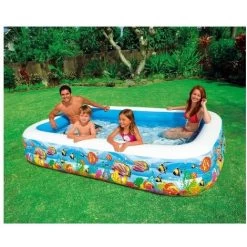 Intex 58485 Piscina Family Pesci 3 Anelli 305cm Rettangolare 7 Intex 58485 Piscina Family Pesci 3 Anelli 305cm Rettangolare -Bestway Italia 99300314 3