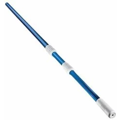 Asta Telescopica In Alluminio 2x240cm - Per Piscina Manico Universale Retino, Spazzola Ed Aspirafango