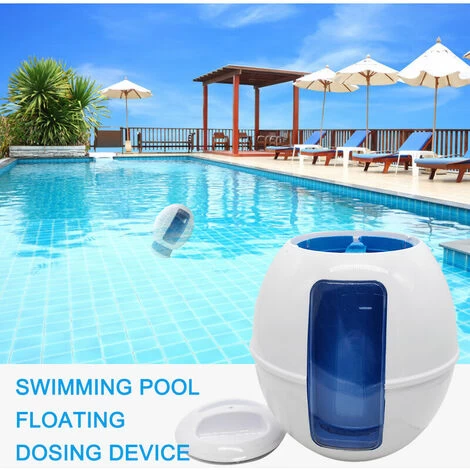 Sterilizzatore Per Piscina Galleggiante, Dosatore Di Cloro Con Termometro, Disinfezione Automatica, Pompa 5 Sterilizzatore Per Piscina Galleggiante, Dosatore Di Cloro Con Termometro, Disinfezione Automatica, Pompa - immagine 3