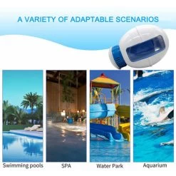 Sterilizzatore Per Piscina Galleggiante, Dosatore Di Cloro Con Termometro, Disinfezione Automatica, Pompa 10 Sterilizzatore Per Piscina Galleggiante, Dosatore Di Cloro Con Termometro, Disinfezione Automatica, Pompa -Bestway Italia 99547335 4